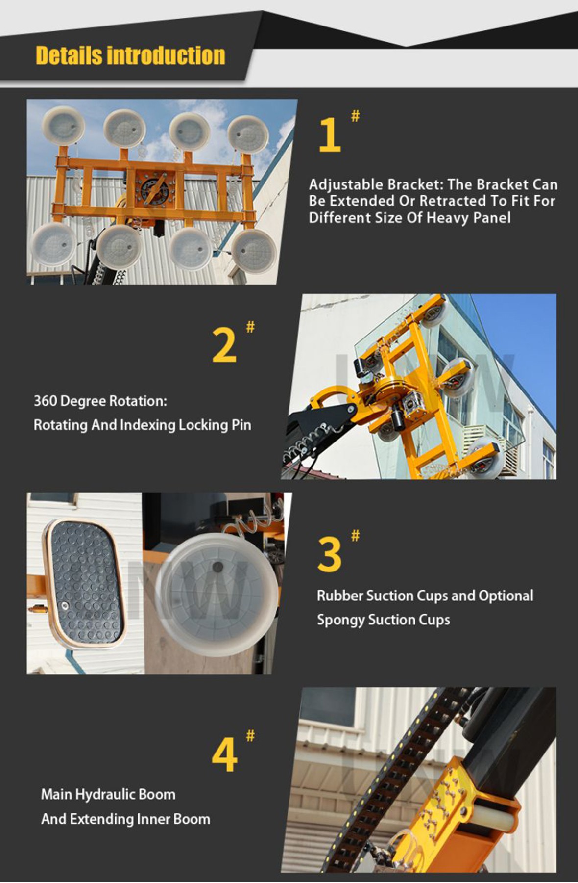 UNW glass vacuum lifter for sale UNW glass vacuum lifter for sale